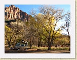 Zion 080 * Campsite with the Watchman looming over us * Campsite with the Watchman looming over us * 2816 x 2112 * (4.91MB)